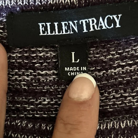 Ellen Tracy Marled Sweater - Picture 4 of 5